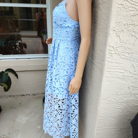 Aster the label blue cotton dress - Picture 9 of 12